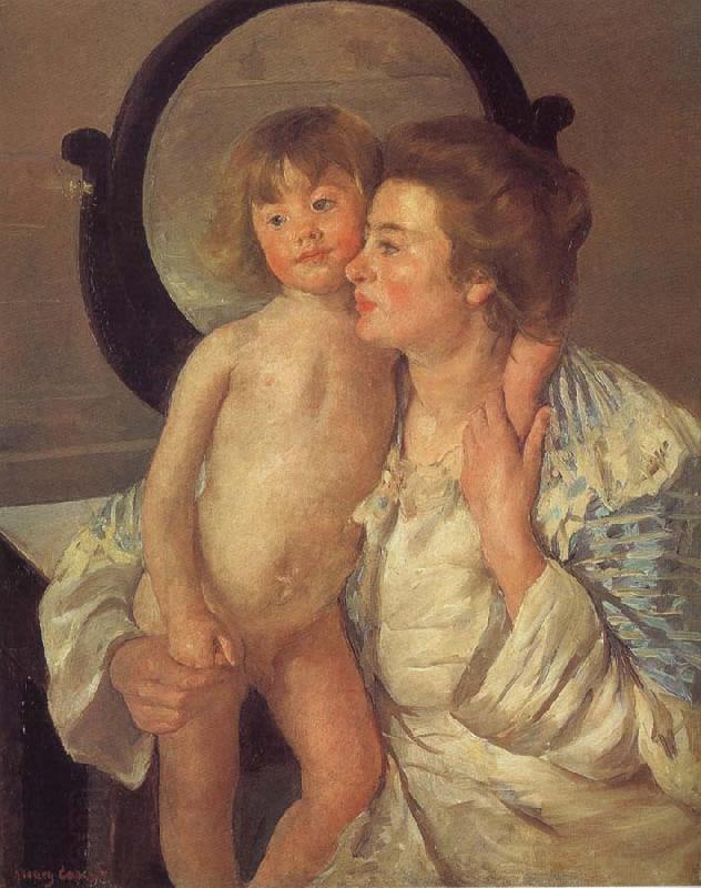 Mary Cassatt Mother and son oil painting picture